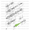 Eje intermedio de la caja de cambios Suzuki Santana Samurai 413