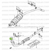 Exhaust manifold seal Suzuki Santana 410