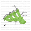 Exhaust manifold, Suzuki or Santana 410