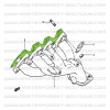 Exhaust manifold seal Suzuki Santana 410