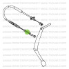 Clutch cable spring, Suzuki Santana SamuraiClutch cable spring, Suzuki Santana Samurai